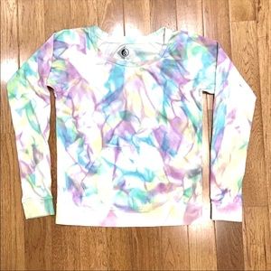 ❗️VOLOCOM TIE DYE CREW NECK SWEATSHIRT